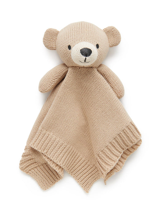 Knitted Bear Comforter