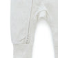 Wheat Rib Zip Growsuit